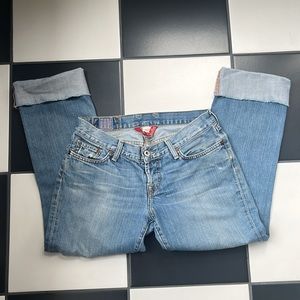 Lucky Brand Sweet Dream Cuffed Crop jeans